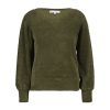 Red Button Sweater