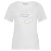 Red Button T-shirt Tee temmy