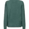 Red Button Trui Fuzzy Puff