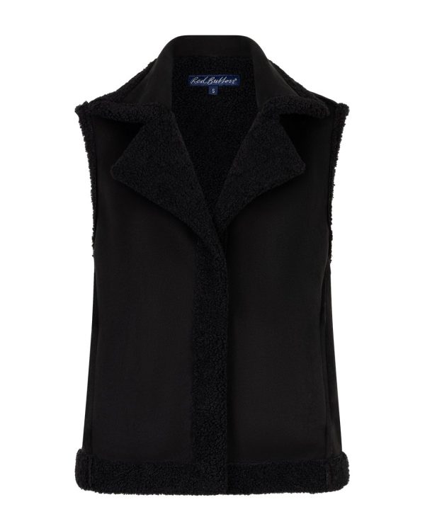 Red Button teddy wiastcoat