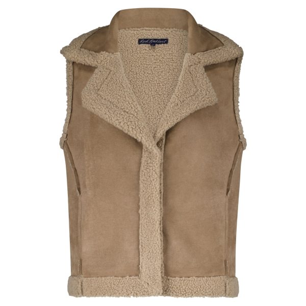 Red Button teddy wiastcoat