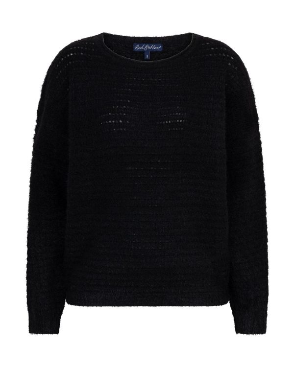 Red Button fluffy sweater