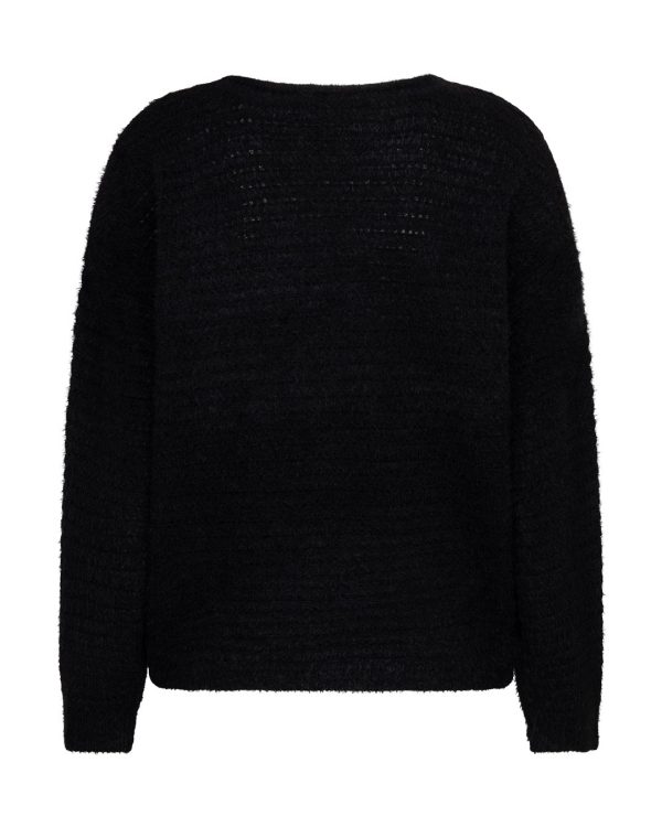 Red Button fluffy sweater
