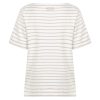 Red button Top Terry stripe