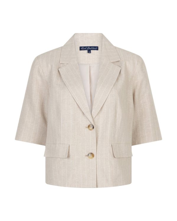 Red Button Blazer