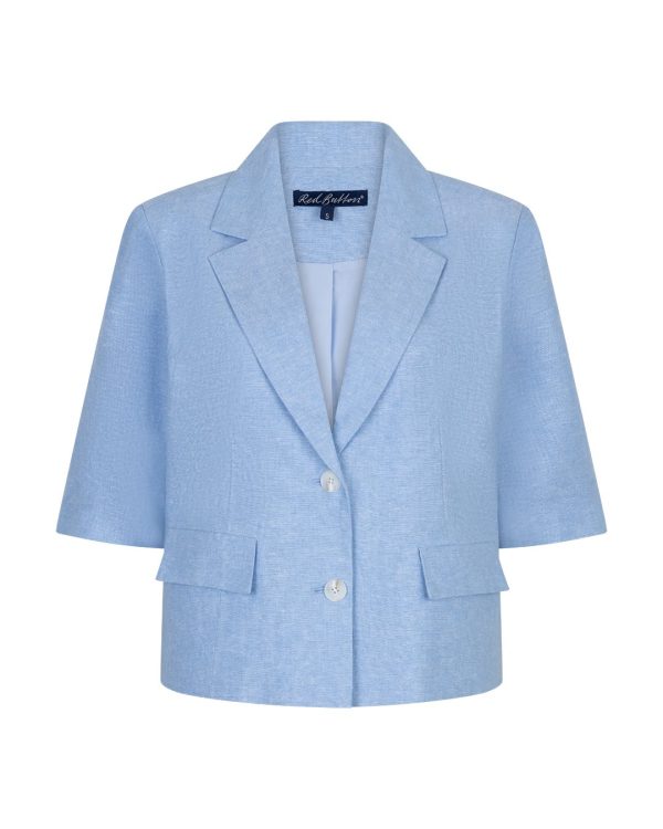 Red Button Blazer