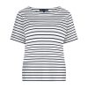 Red button Top Terry stripe