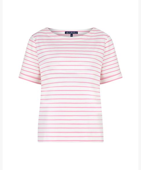 Red button Top Terry stripe